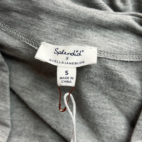 NWT Splendid x Cella Jane Supersoft Surplice Jumpsuit Gray Size Small - Picture 11 of 16